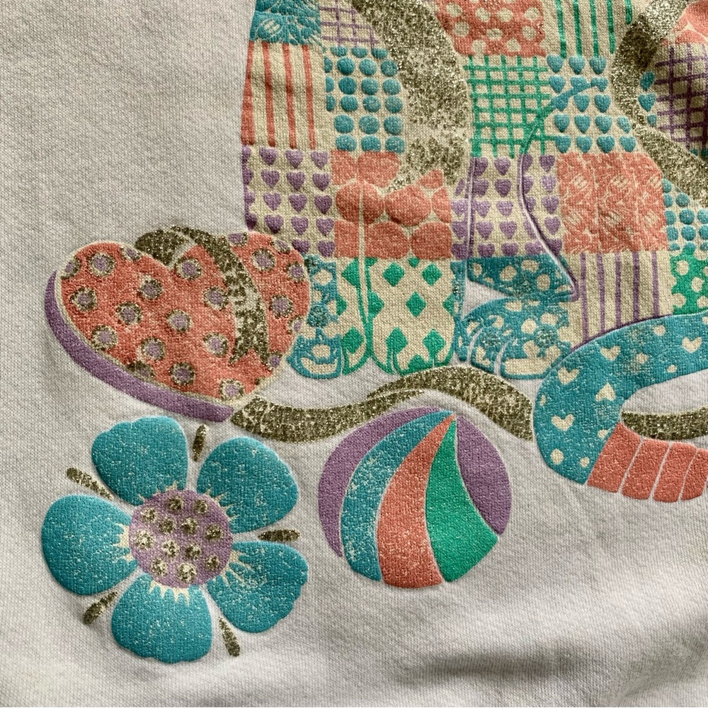 v i n t a g e :: Slouchy Cute Grandma Core Cat Lady Sweater - Picture 8 of 11